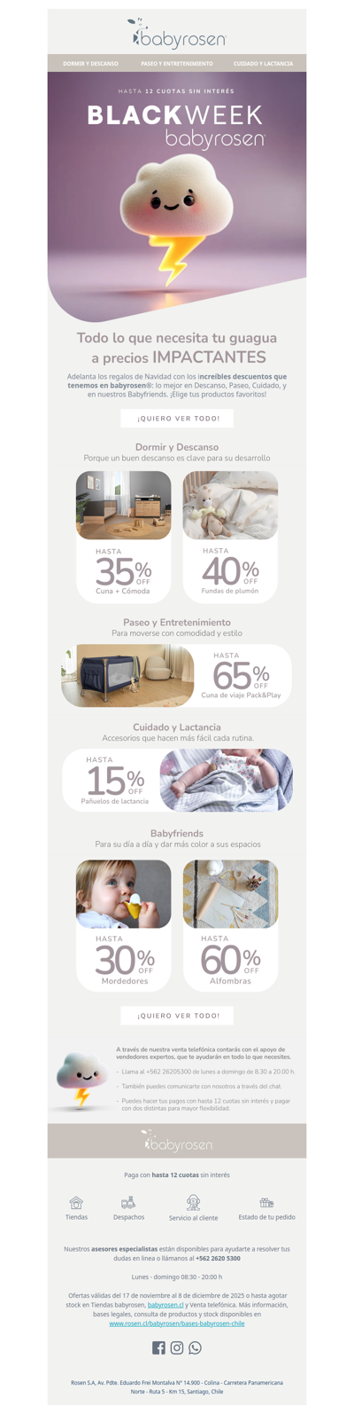 🖤Hasta 40% OFF en el Black babyrosen®🌩️🦒