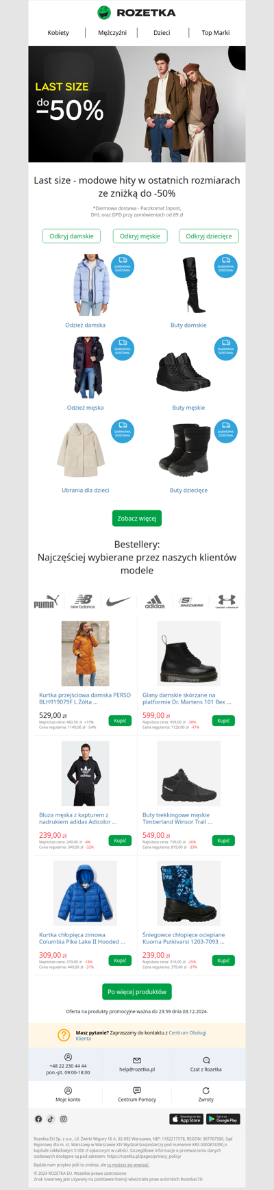 Ostatnie sztuki – wybierz swój rozmiar👚👠👜