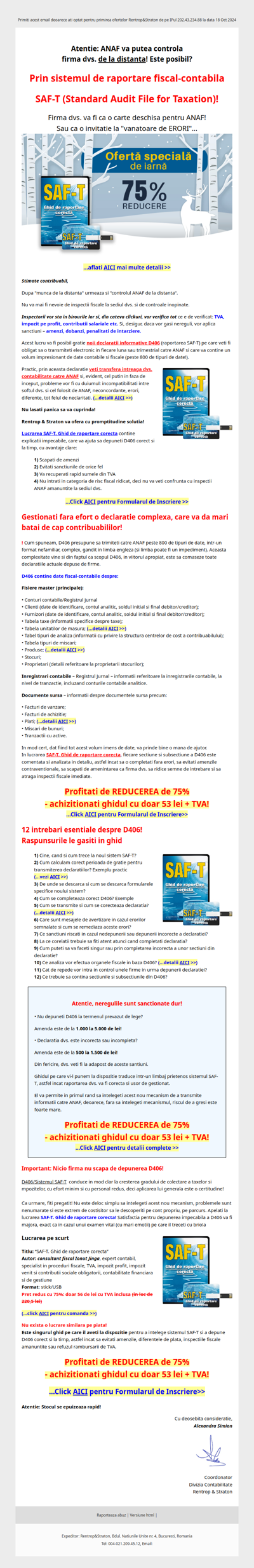 NOUTATILE privind RAPORTAREA SAF-T! Avem Ghidul practic pentru evitarea erorilor