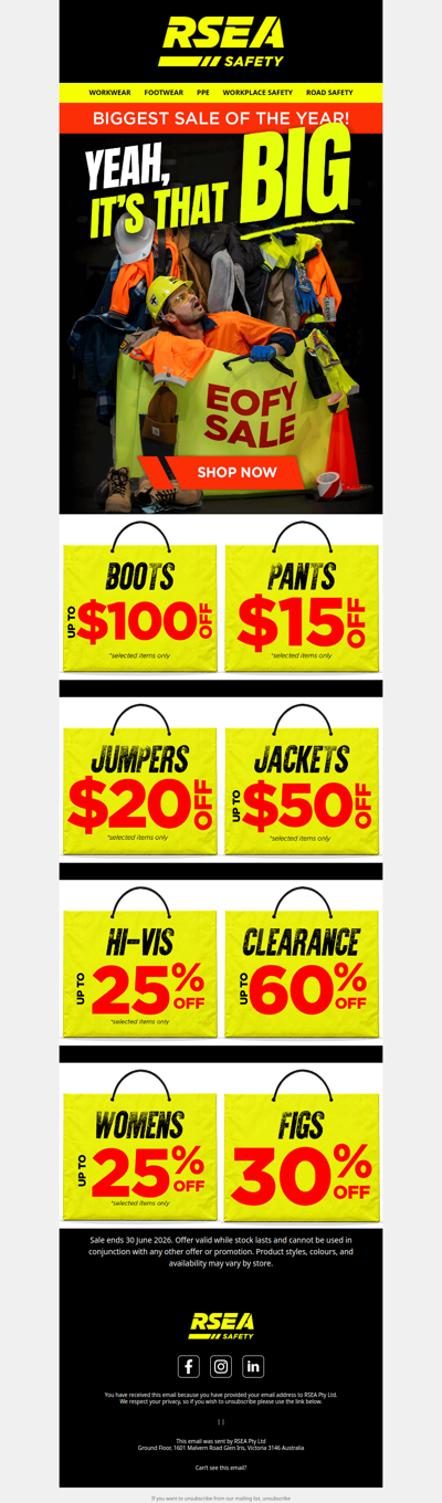 Biggest sale of the year. Yes, it’s that big.