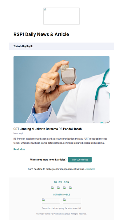 RSPI - Newsletter News