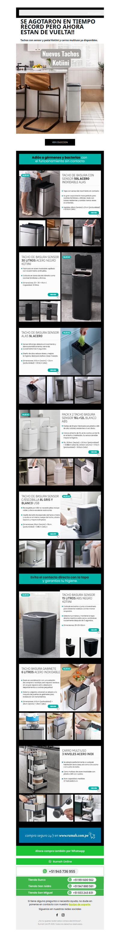 Se agotaron… pero ya volvieron 😍