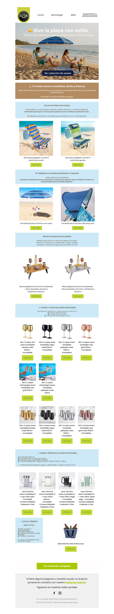 ☀️ Playa, relax y estilo: Todo lo que necesitas para disfrutar el verano