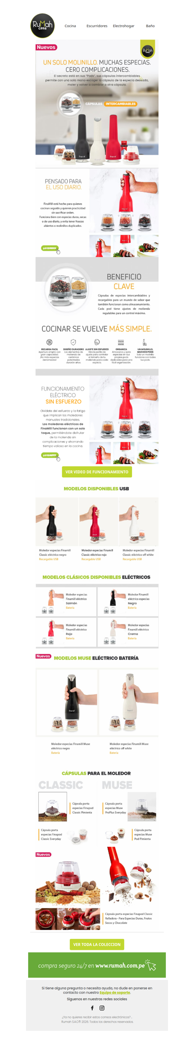 Un solo moledor, muchas especias (y más orden en tu cocina)