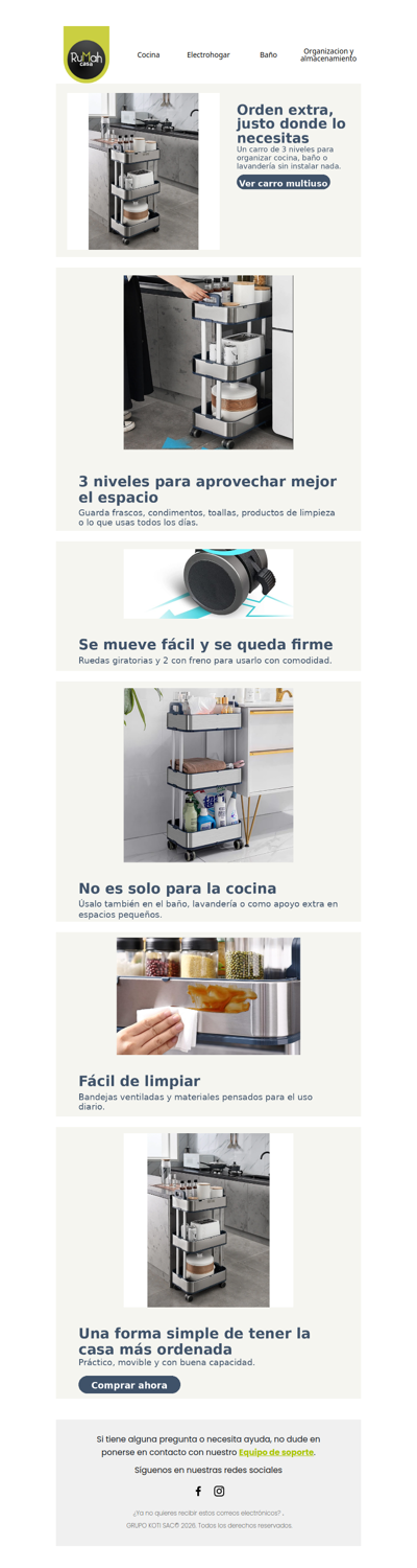 Más orden en casa, sin instalar nada