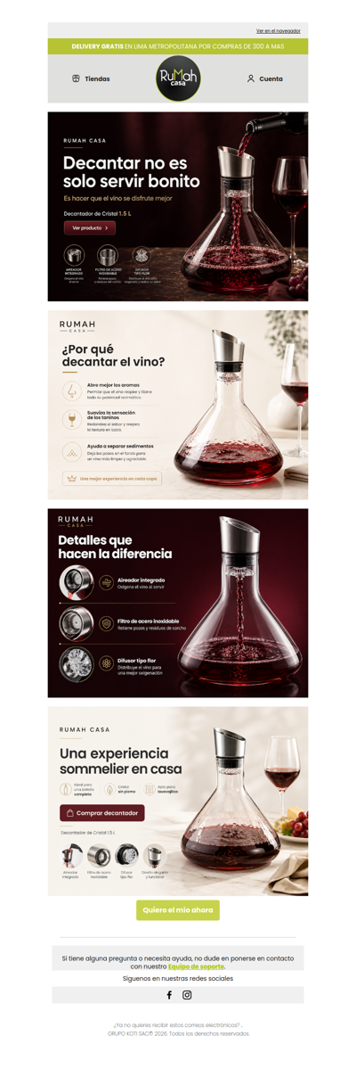 Decantar no es solo servir bonito 🍷