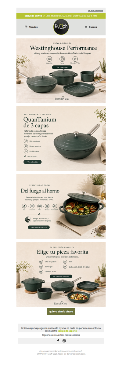 Llegó la colección verde que va a transformar tu cocina