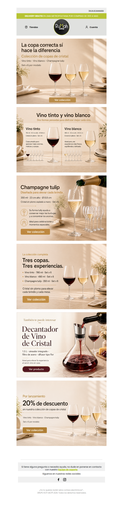 La copa correcta sí hace la diferencia