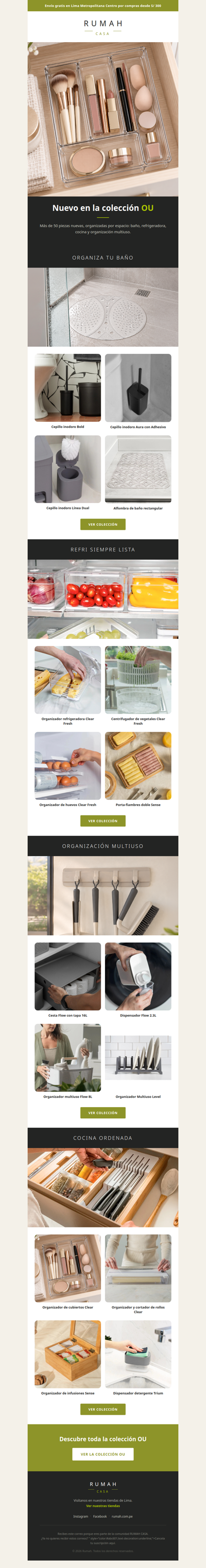 Lo nuevo en OU ya llegó a Rumah Casa