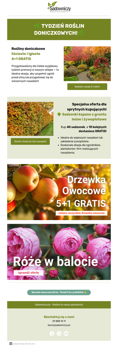 Tydzień Roślin Doniczkowych 4+1 GRATIS! 🌿