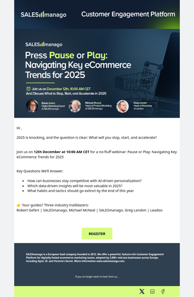 Navigating Key eCommerce Trends for 2025 - webinar 🌟