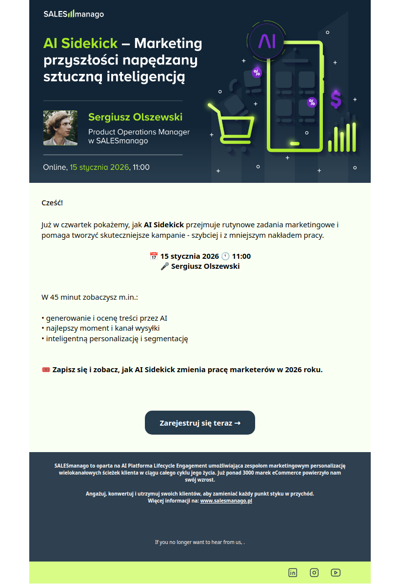 📯 AI Sidekick: webinar już w ten czwartek!