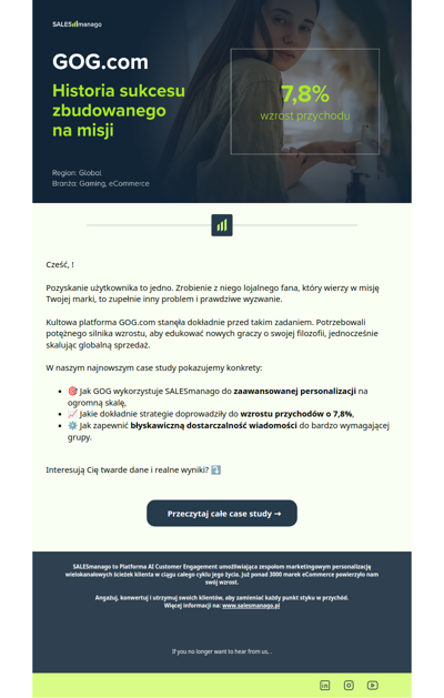 🎮 7,8% wzrostu przychodów z SALESmanago?