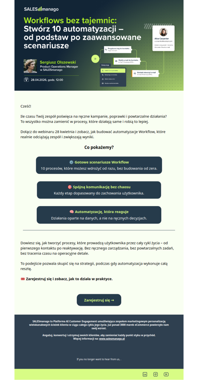 [WEBINAR] Workflows bez tajemnic