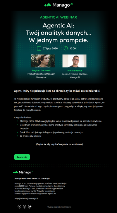 [Webinar] Agentic AI: Twój analityk danych… W jednym prompcie.