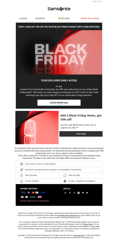 🔑 sad, Discover your exclusive Black Friday Deals!