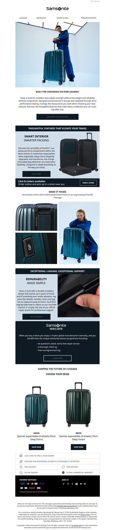 Nexis: Travel With Confidence, Every Time