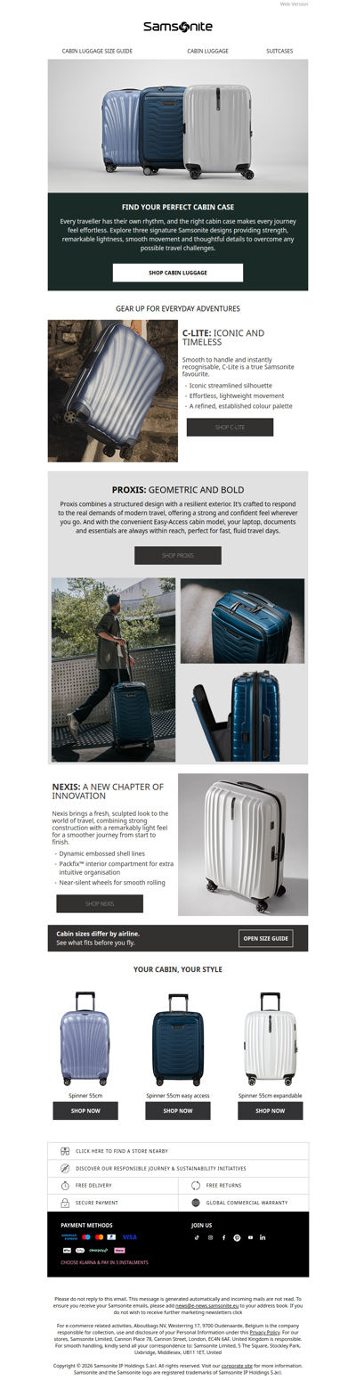 Find your Perfect Cabin case