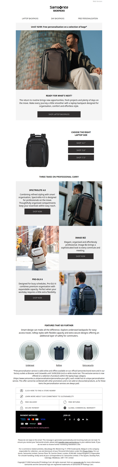 Laptop backpacks for every opportunity ahead