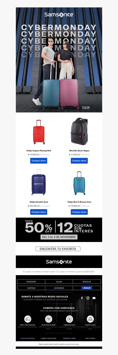 ¡Últimas horas! Hasta 55% OFF y 12 cuotas sin interés