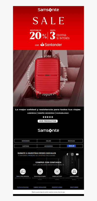 📣 20% DE REINTEGRO Y 3 CUOTAS SIN INTERÉS