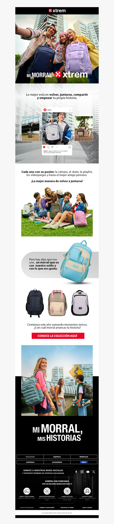 Lanzamiento exclusivo ¡NUEVA COLECCIÓN! Regreso a clases 2026 Xtrem