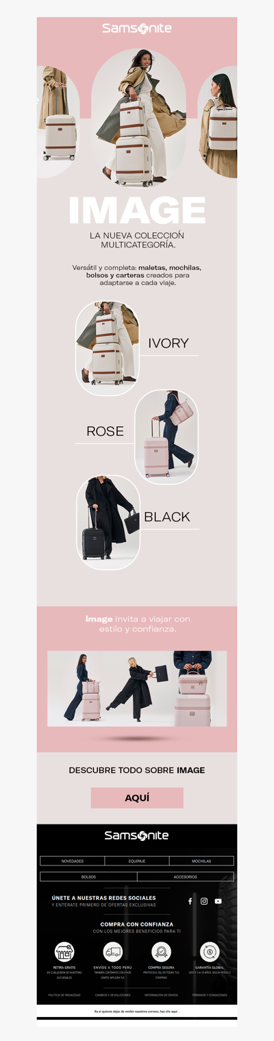 xa ✨ ¡Nuevo! Versátil y Completa, perfecta para tu Viaje. Samsonite IMAGE 🧳🎒