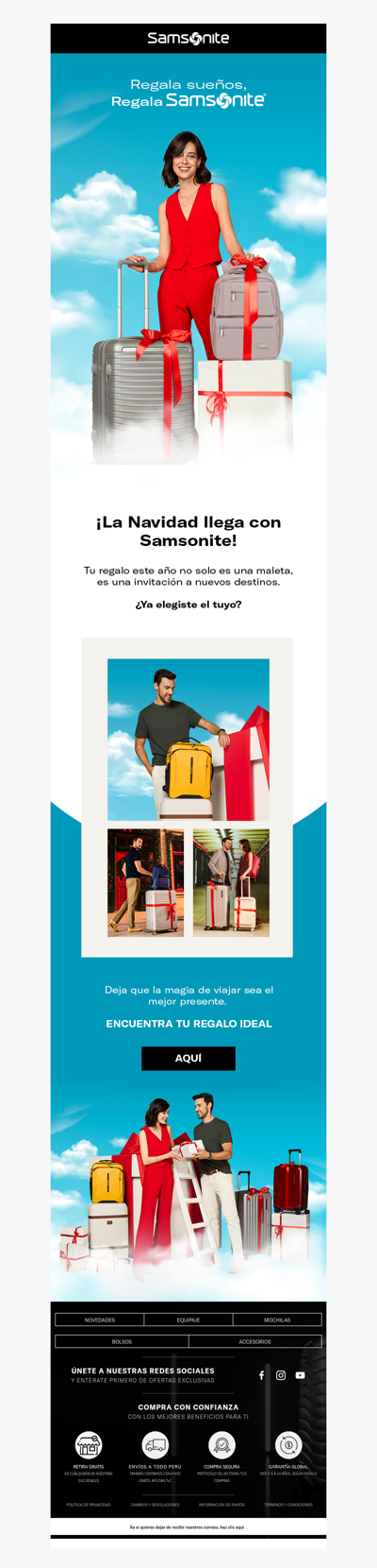 xa 🎁✈️ ¡Regala Estilo en Navidad! Más dsctos Exclusivo Online