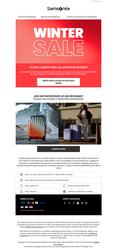 ¡Última oportunidad para ahorrar en grande!