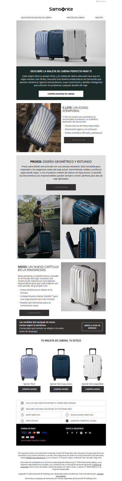 Descubre la maleta de cabina perfecta para ti.