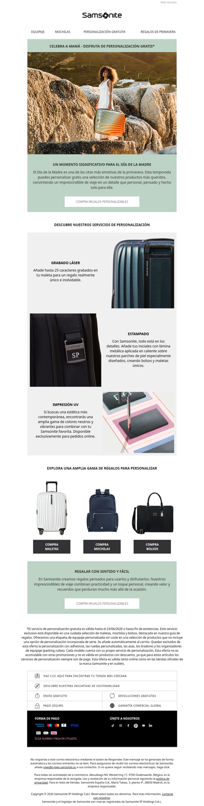 Un regalo personal para el Día de la Madre