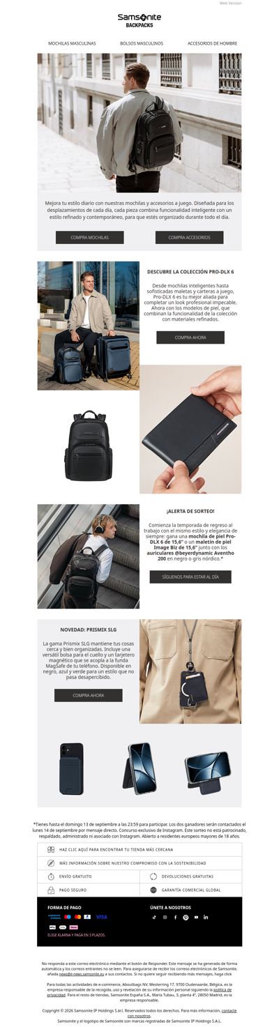 Mochilas y mucho más para tus viajes diarios