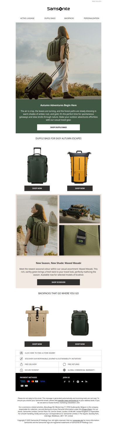 Autumn Adventures Begin Here