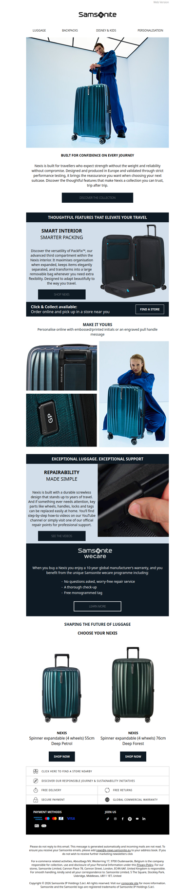 Nexis: Travel With Confidence, Every Time