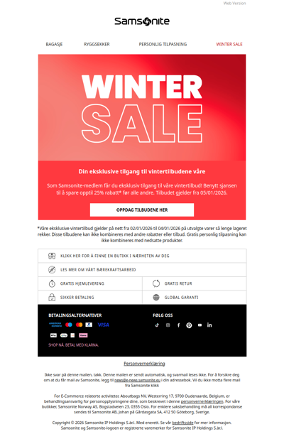 Du er først i køen – eksklusiv tilgang til våre vintertilbud