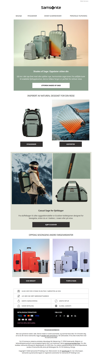 Nyheter: Shades of Sage