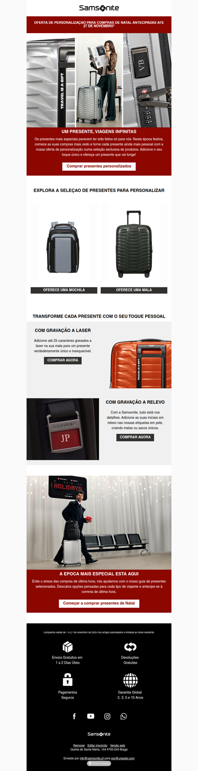 Oferta de personalização