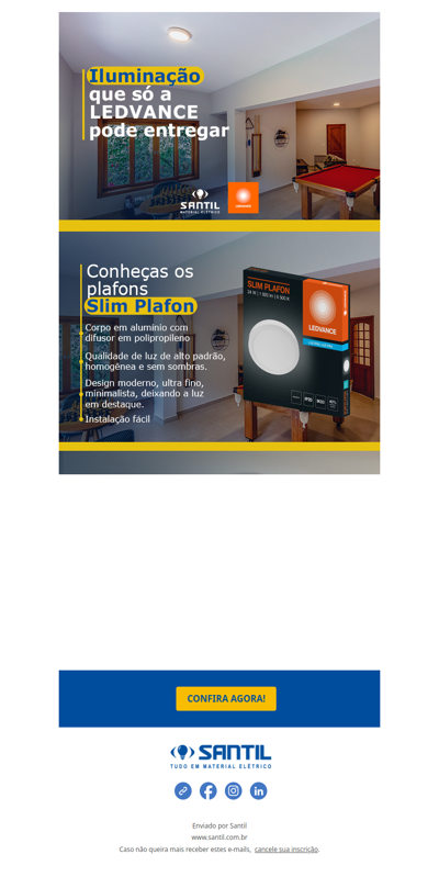 Conheça os Plafons Slin Plafon da Ledvance!