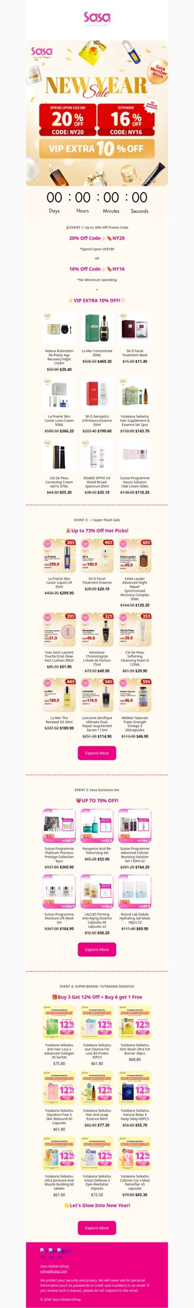 🔔Last Chance: Enjoy VIP EXTRA 10% OFF! ⭐Up to 30% Off Sitewide! ⭐ Use Codes: NY16 / NY20! Welcome 2026 in Style!