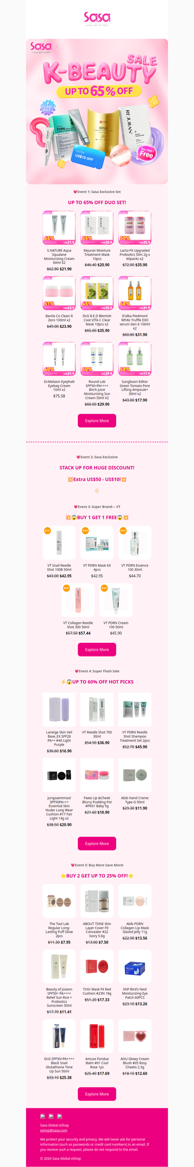 ⏰Hurry! Up to 65% OFF Trendy K-Beauty – Ends Soon! 😍Buy 1 Get 1 Free, Extra Discounts and Exclusive Set Awaits! Get The Secret to Glass Skin NOW!⚡