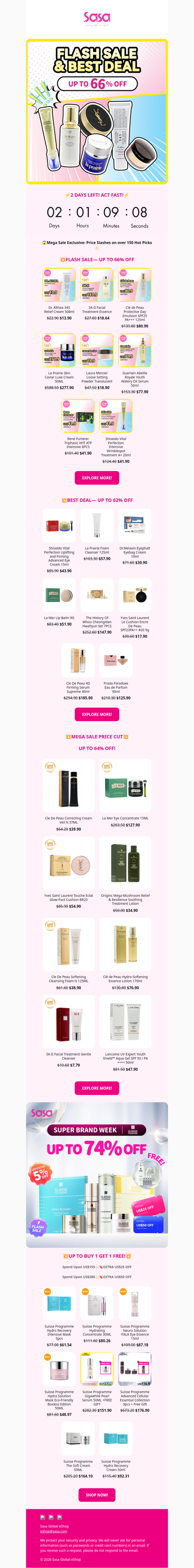 ⚡2 DAYS LEFT⚡😱MEGA SALE EXCLUSIVE! UP TO 66% OFF 150+ Hot Picks! 💥Shop Now!