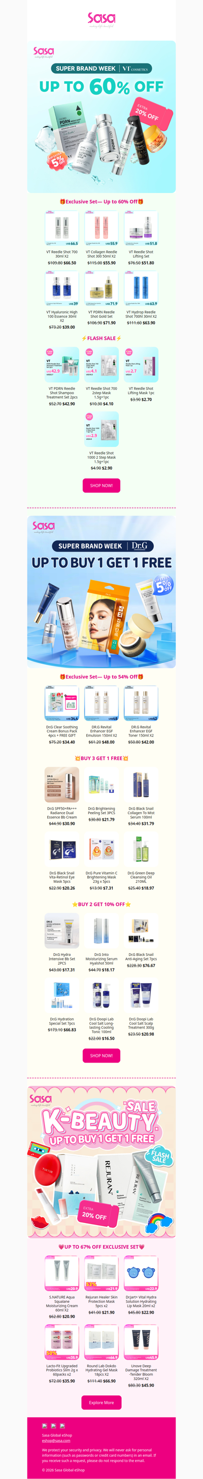 ⭐Hot K-beauty Deal: VT & Dr.G Super Sale | Up to 60% Off🎁⭐