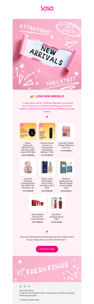 🚚✨New drops on sale now! Be the first to glow! Check out what’s new this month! Upgraded HR Black Bandage Cream is here!⚡💗✨