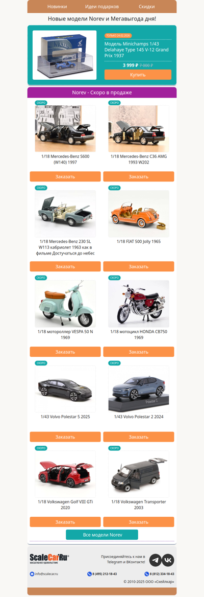 😎Черный кабан W140 и другие Norev!🎯