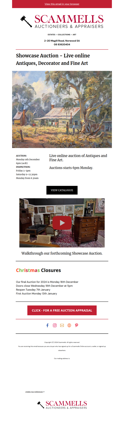 Showcase Auction catalogue now online 😍