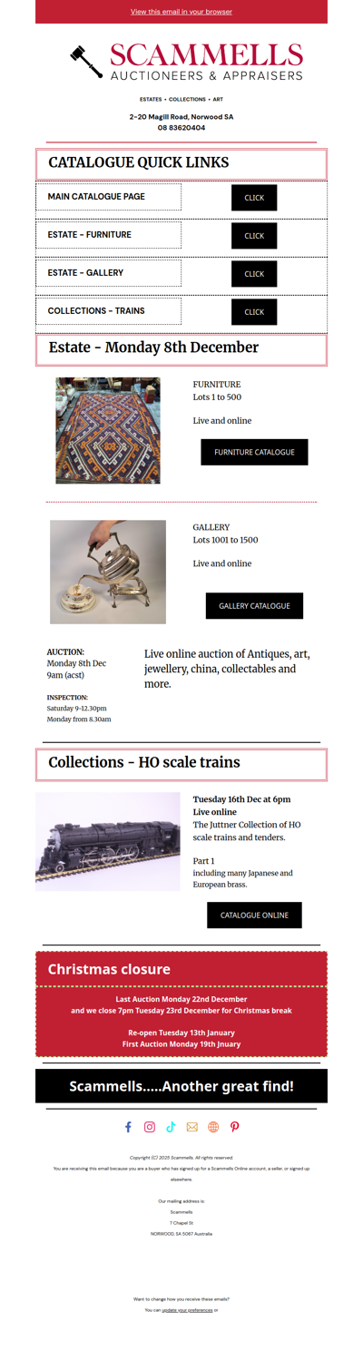 HUGE Auction Monday, happy Scammelling👋