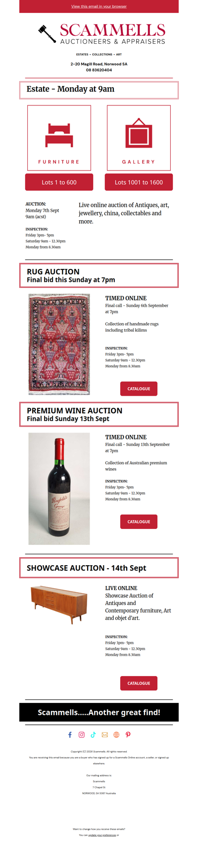 Scammells Auction 3 catalogues now online