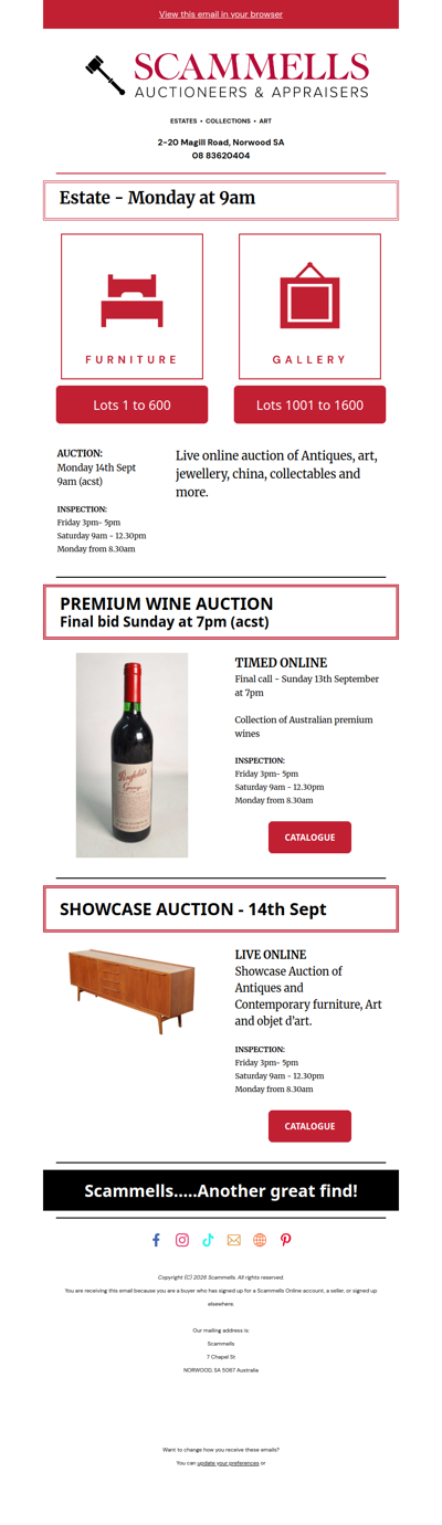 Scammells Auction 3 catalogues now online