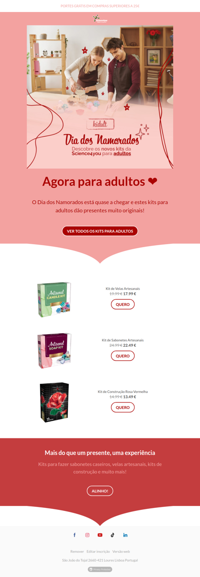 ❤️ Chegaram os Novos kits para Adultos