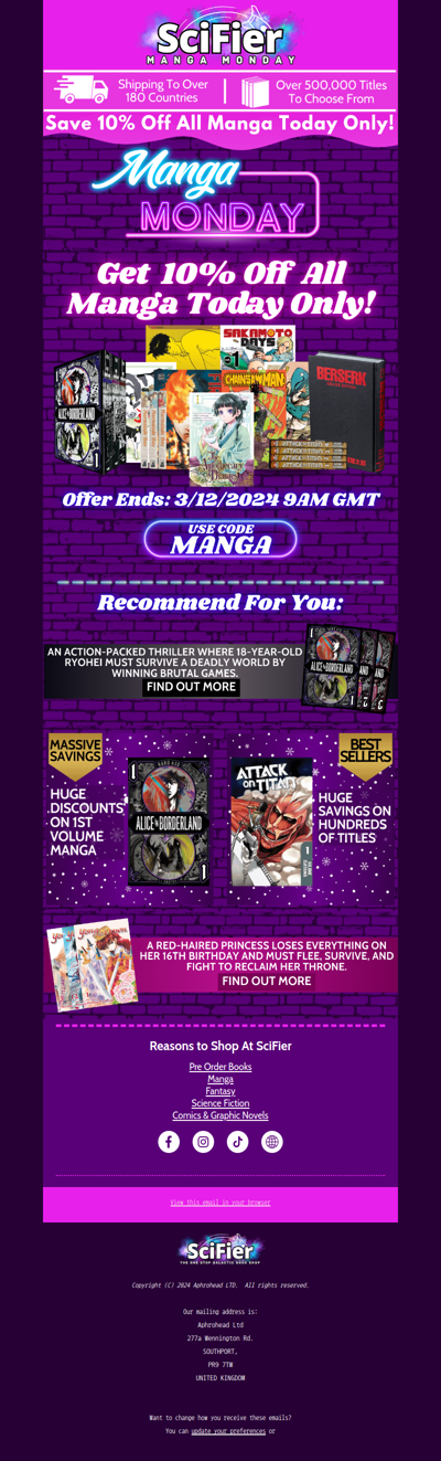 🎉 Manga Monday Is Back – 10% Off Today Only!